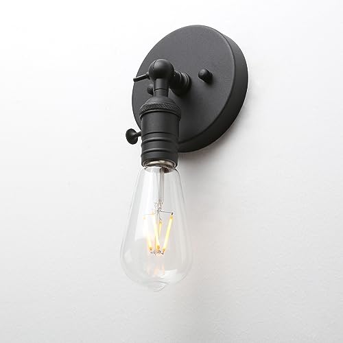 Pathson Vintage Wall Lamp, Industrial Wall Light Fixture (Bulbs Not Included)