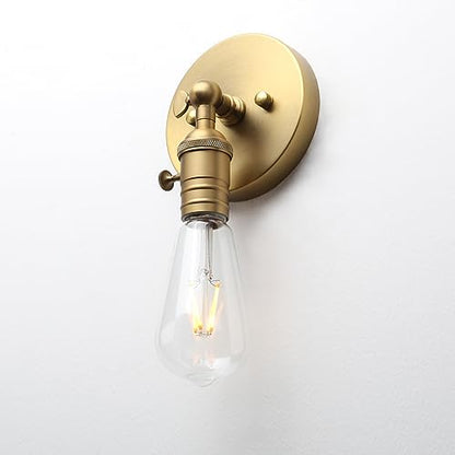 Pathson Vintage Wall Lamp, Industrial Wall Light Fixture (Bulbs Not Included)