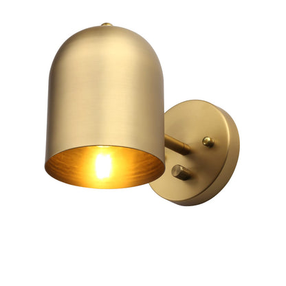 Modern Dimmable, Brass Finish Wall Light Lamp Adjust Light Head Wall Lighting
