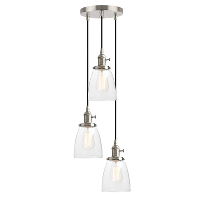 3 Lights Pendant Lighting, Industrial Dining Pendant Lights, Hanging Lamps
