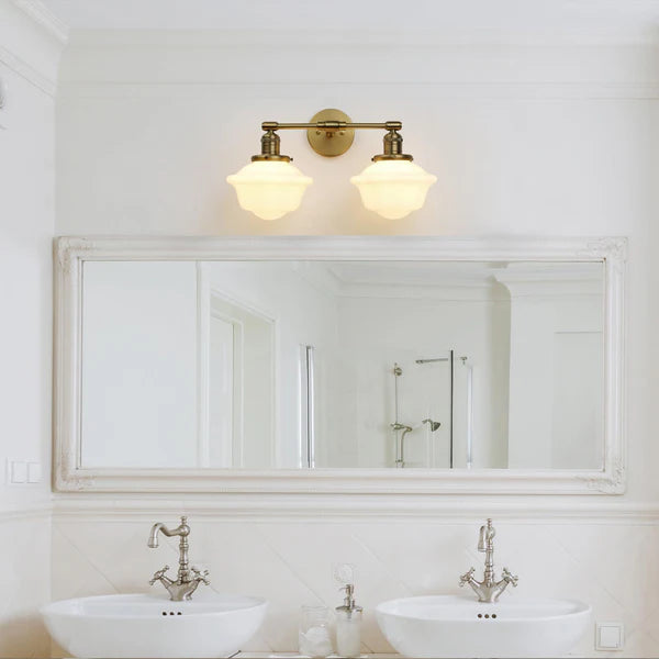 A Product Expert's Guide: Why 2-Lights Milk White Glass Wall Sconce Lights Are the Best Wall Vanity Lighting Choice