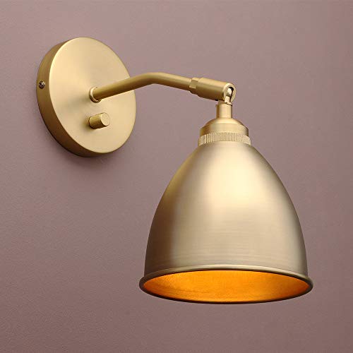 1 - Light Dimmable On Off Switch Hardwired Industrial Mount Metal Fixture Lighting Lamp - Pathson Lighting