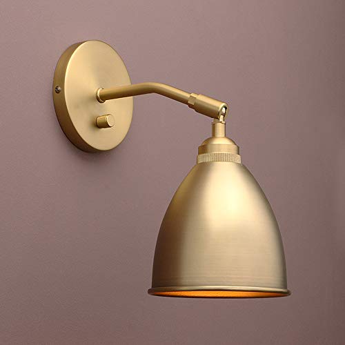 1 - Light Dimmable On Off Switch Hardwired Industrial Mount Metal Fixture Lighting Lamp - Pathson Lighting