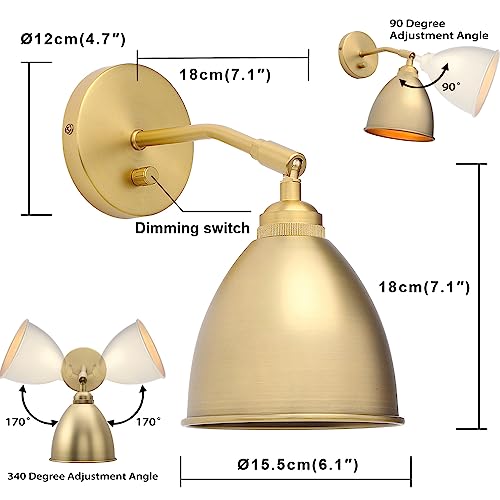 1 - Light Dimmable On Off Switch Hardwired Industrial Mount Metal Fixture Lighting Lamp - Pathson Lighting