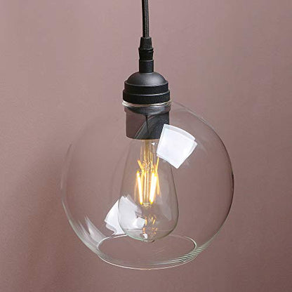 Indoor Hanging Light, Hardwired Vanity Retro Modern Single Lights Pendant Lamp