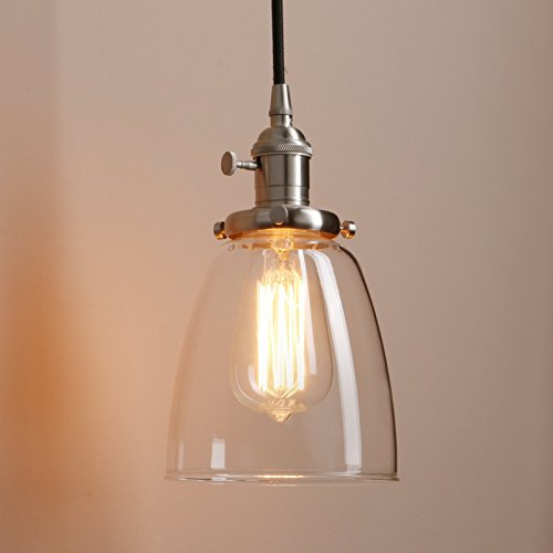 Industrial Modern Vintage Loft Bar Kitchen Pendant Lights Fittings Cluster Chandelier Glass Lampshade