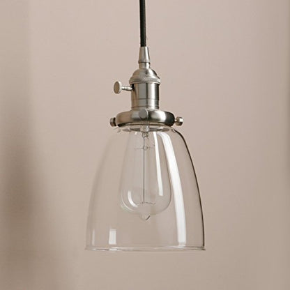 Industrial Modern Vintage Loft Bar Kitchen Pendant Lights Fittings Cluster Chandelier Glass Lampshade