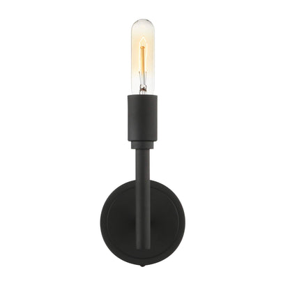 Retro Industrial Style Wall Light,Indoor Sconces Vanity Mirror Lighting Fixture (Matte Black)