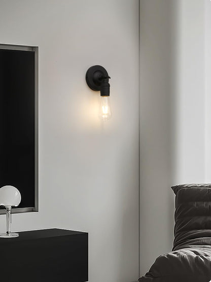 180 Degree Adjustable Single Sconce Light Simple Industrial Wall Sconce Lighting