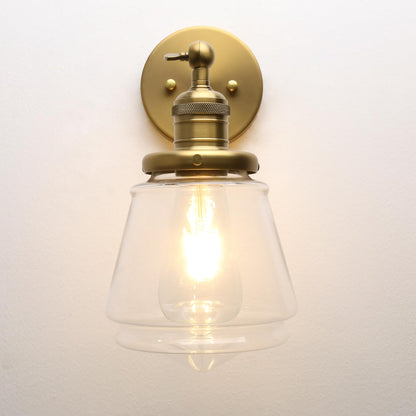 Single Wall Sconce Antique Bronze Sconce Lighting Fixture