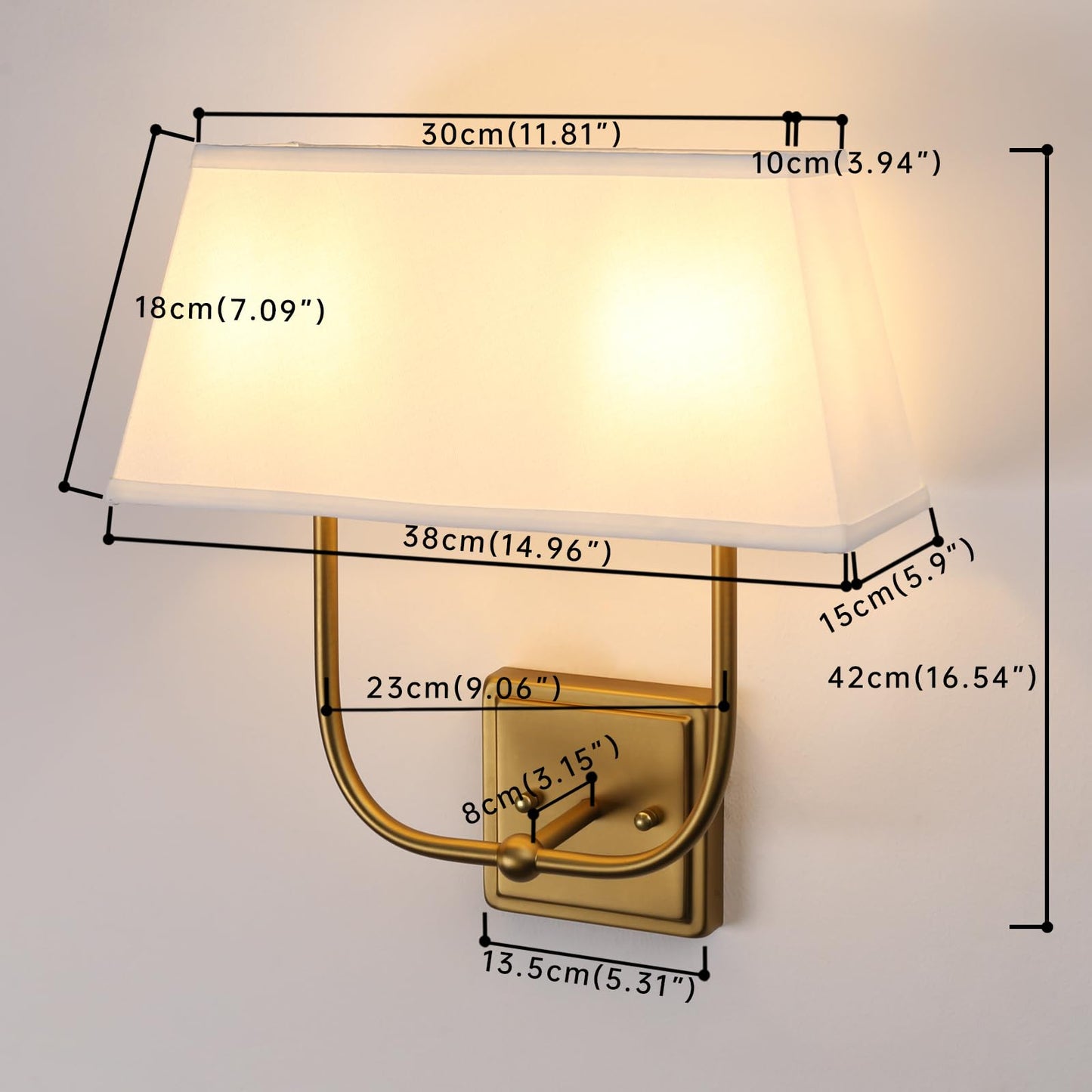 Double Head Bathroom Vanity Lights Fixture