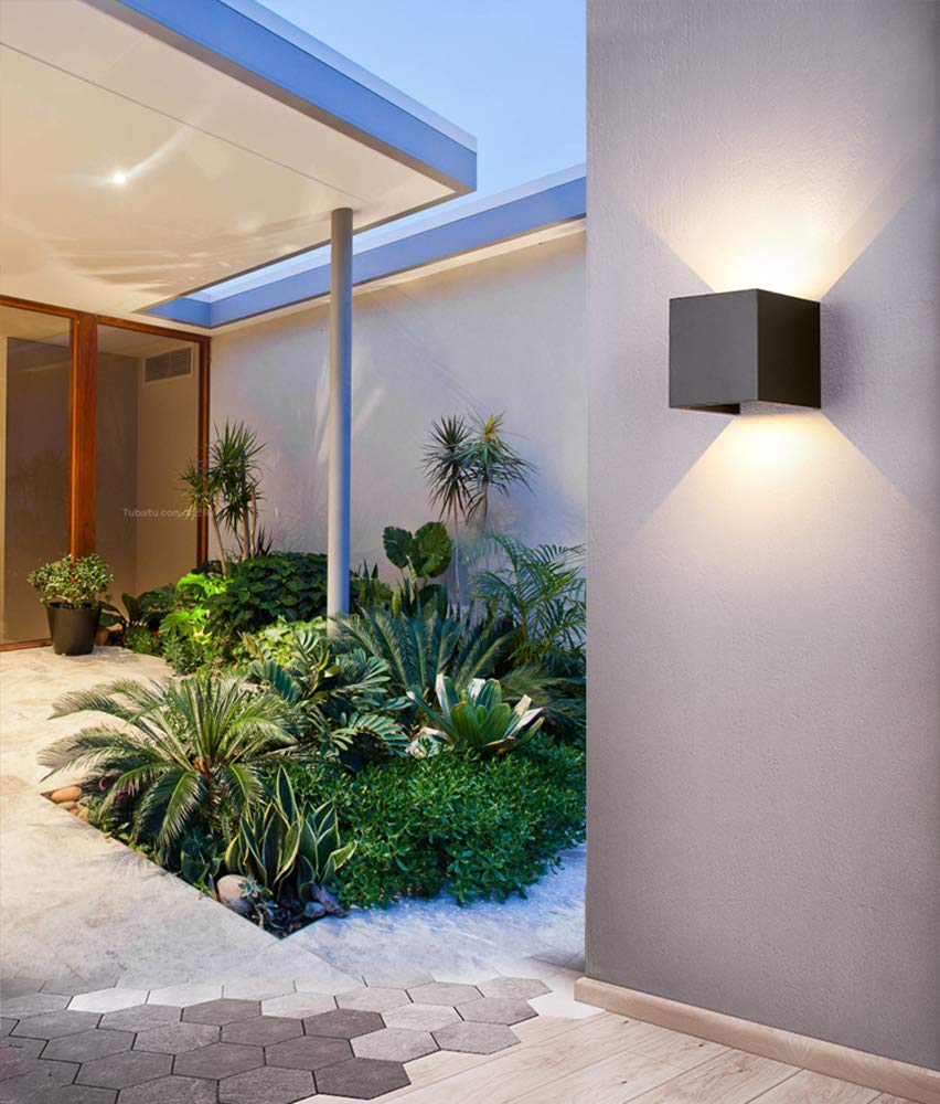 20W Outdoor LED，3000K White Light, Adjustable Aluminum Waterproof Exterior Wall Lights