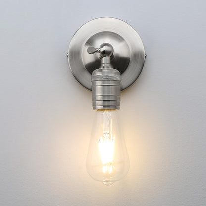 180 Degree Adjustable Single Sconce Light Simple Industrial Wall Sconce Lighting