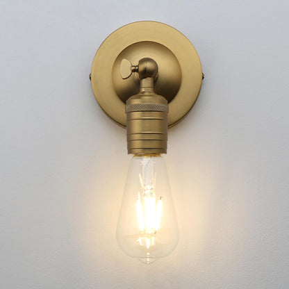 180 Degree Adjustable Single Sconce Light Simple Industrial Wall Sconce Lighting