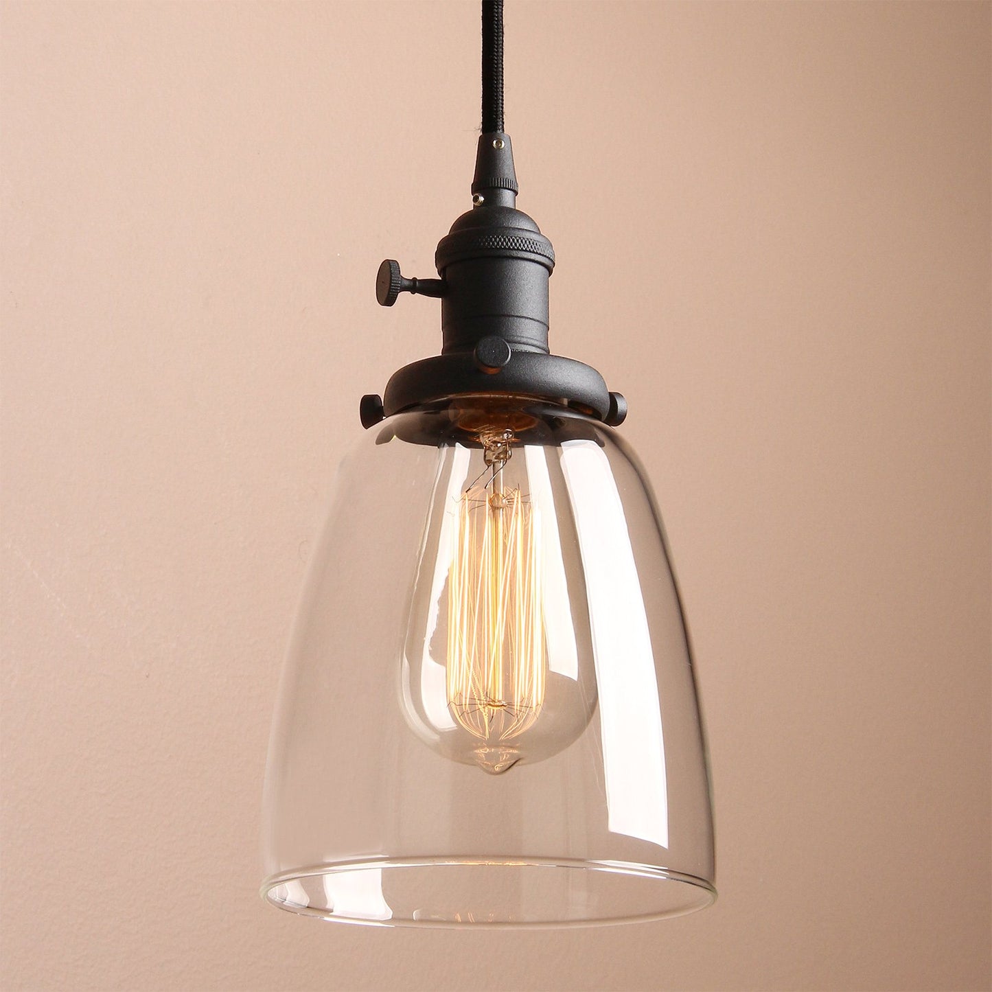 Industrial Modern Vintage Edison Triple Pendant Lights, Retro Lamp Flush