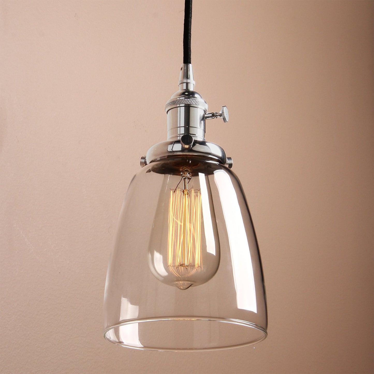 Industrial Modern Vintage Edison Triple Pendant Lights, Retro Lamp Flush