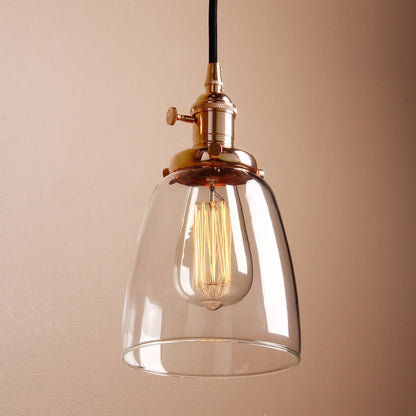 Industrial Modern Vintage Edison Triple Pendant Lights, Retro Lamp Flush