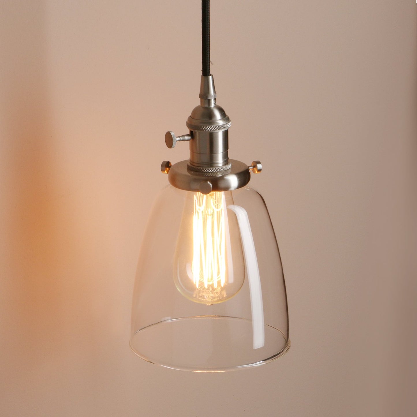 Industrial Modern Vintage Edison Triple Pendant Lights, Retro Lamp Flush