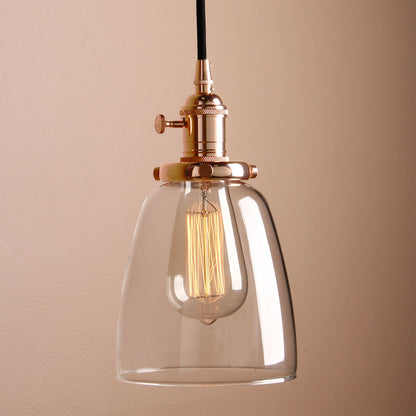 Industrial Modern Vintage Edison Triple Pendant Lights, Retro Lamp Flush