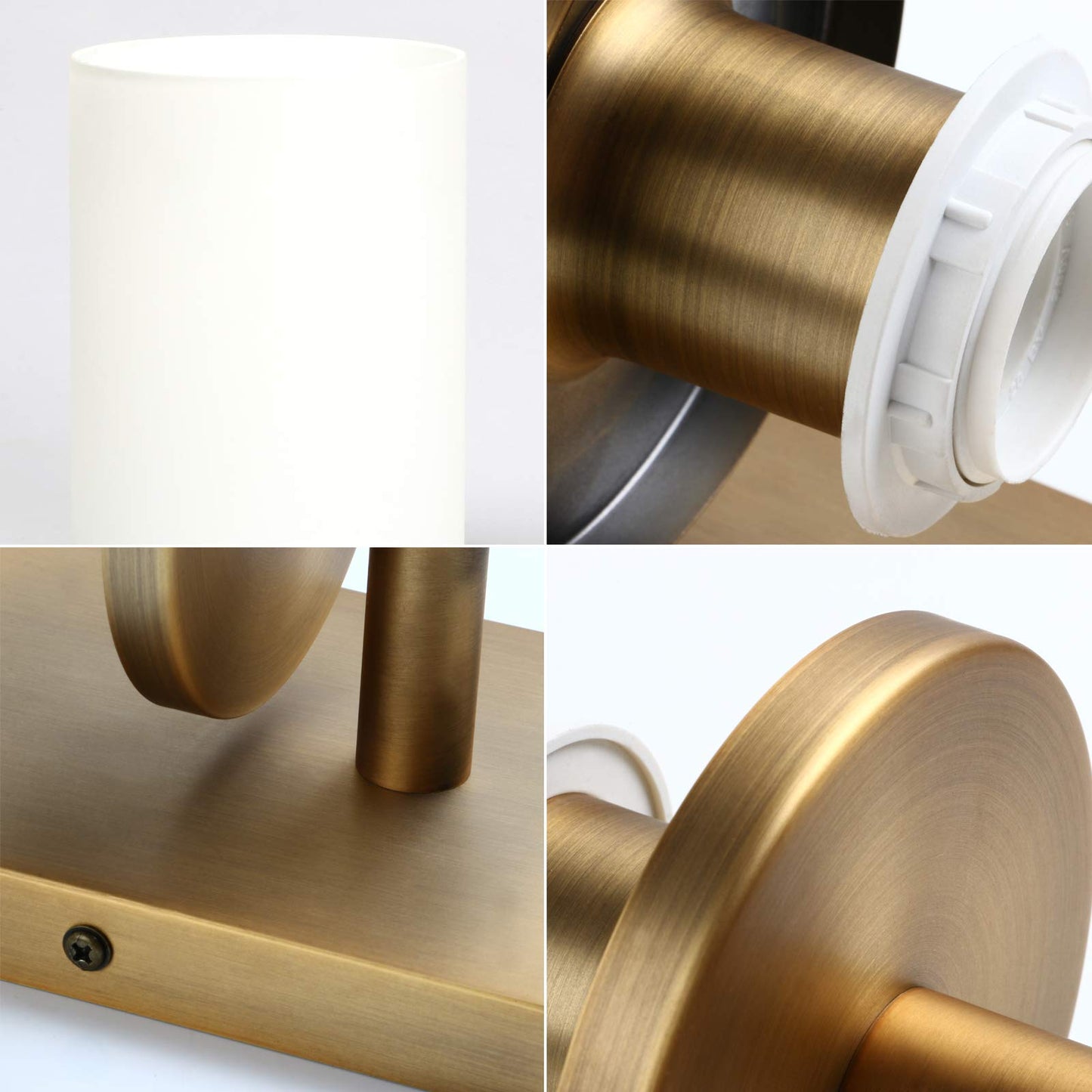 Wide Application Unique Frosted Glass Wall Light