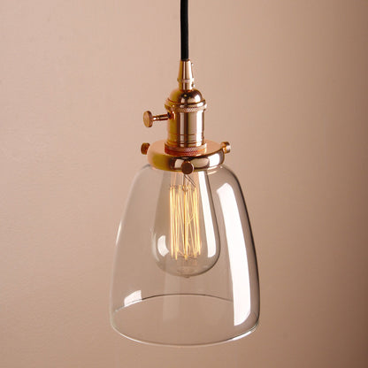 Industrial Modern Vintage Edison Triple Pendant Lights, Retro Lamp Flush