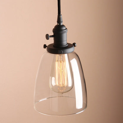 Industrial Modern Vintage Edison Triple Pendant Lights, Retro Lamp Flush