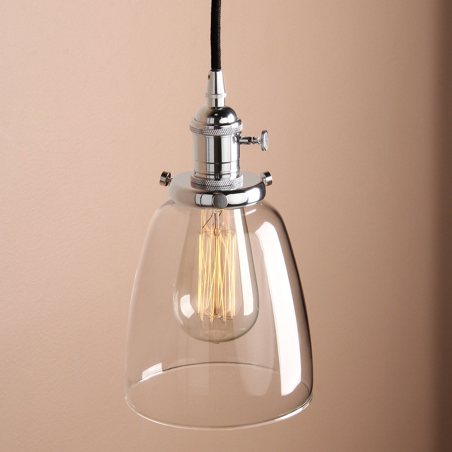 Industrial Modern Vintage Edison Triple Pendant Lights, Retro Lamp Flush