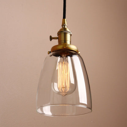 Industrial Modern Vintage Edison Triple Pendant Lights, Retro Lamp Flush