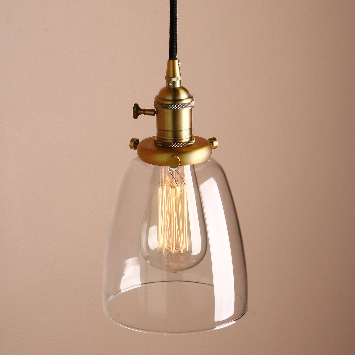 Industrial Modern Vintage Edison Triple Pendant Lights, Retro Lamp Flush