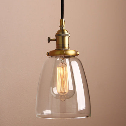 Industrial Modern Vintage Edison Triple Pendant Lights, Retro Lamp Flush